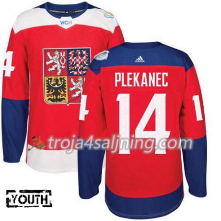 Tjeckien tröja Tomas Plekanec 14 World Cup i ishockey 2016 Röd - NHL Tröjor Barn Tjeckien tröja Tomas Plekanec 14 World Cup i ishockey 2016 Röd - NHL Tröjor Barn